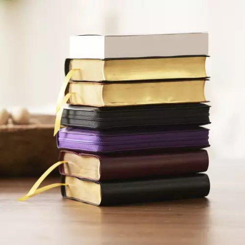 KJV Holy Bible: Compact with 43,000 Cross References, Purple Leathersoft with zipper, Red Letter, Comfort Print: King James Version