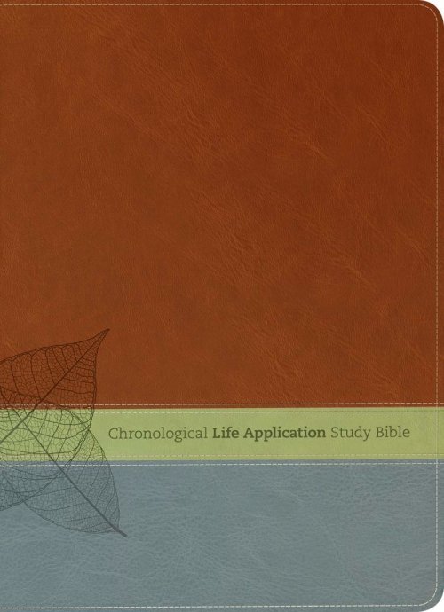 NLT Chronological Life Application Bible Imitation Leather Brown