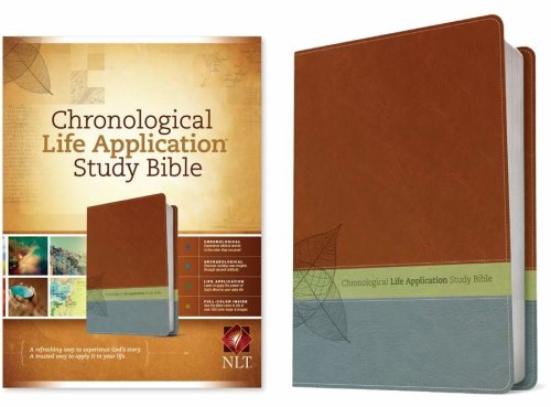 NLT Chronological Life Application Bible Imitation Leather Brown