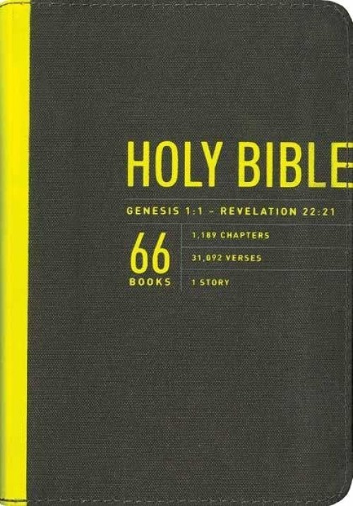 NLT Zips Bible: Yellow, Canvas Cover, Zip