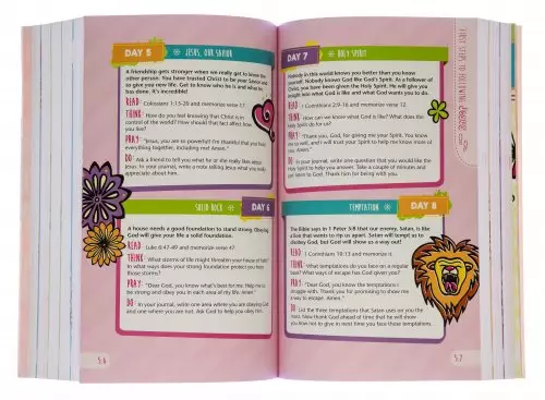 NLT Girls Life Application Study Bible, Pink, Paperback