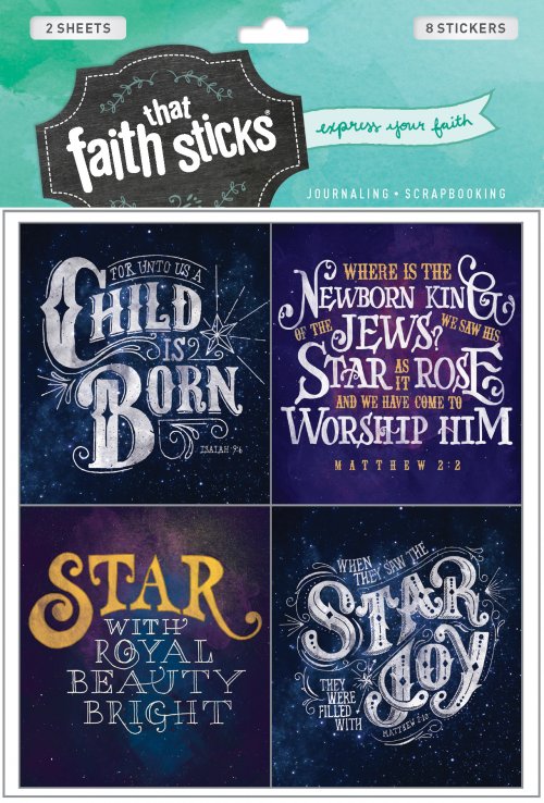 Christmas Greetings - Faith That Sticks Stickers