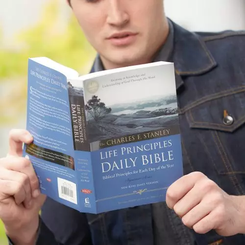 NKJV Life Principles Daily Bible: Paperback