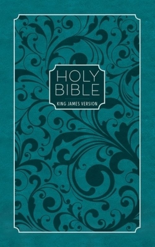 KJV Holy Bible Zip Turquoise