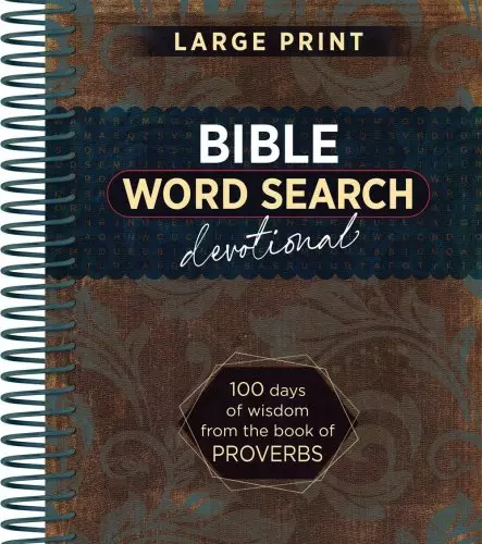 Bible Word Search Devotional: 100 Days of Wisdom from the Book of Proverbs