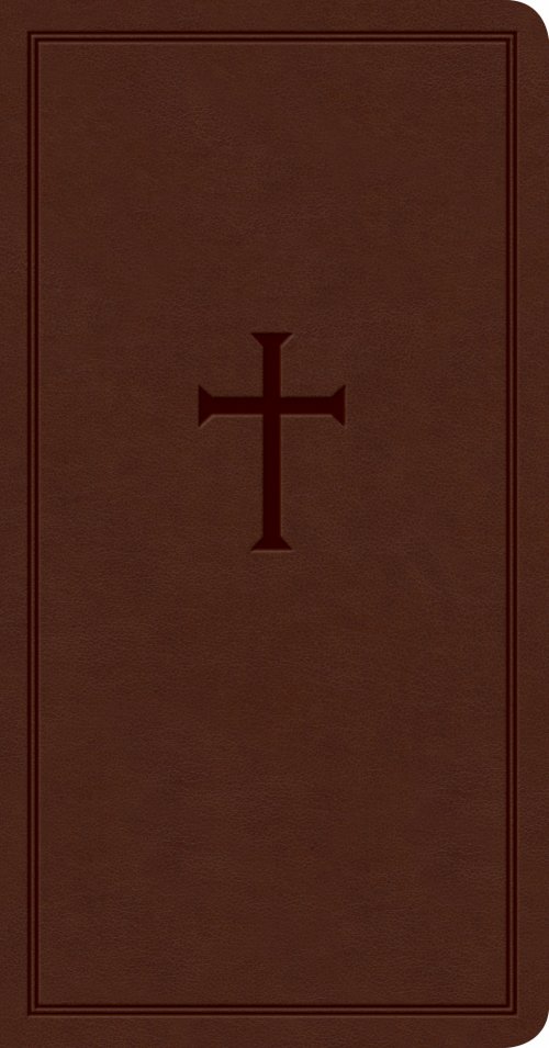 CSB Single-Column Pocket New Testament, Brown LeatherTouch