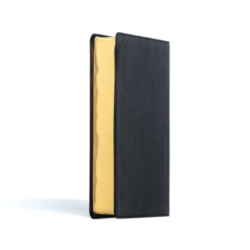 CSB Personal Size Giant Print Bible, Black Genuine Leather