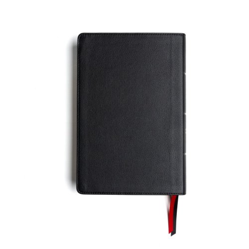 CSB Personal Size Giant Print Bible, Black Genuine Leather