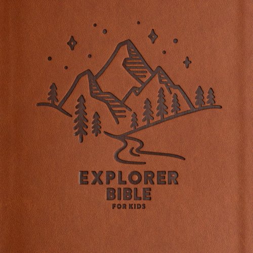 CSB Explorer Bible for Kids, Brown Mountains LeatherTouch