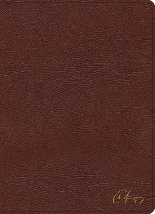 KJV Spurgeon Study Bible, Brown Bonded Leather