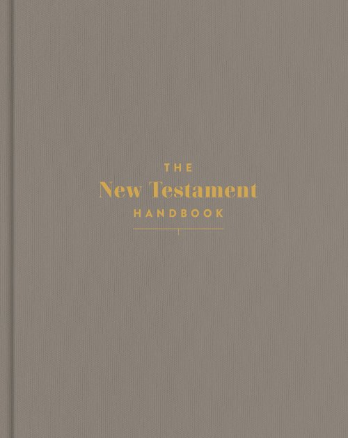 New Testament Handbook, Stone Cloth Over Board