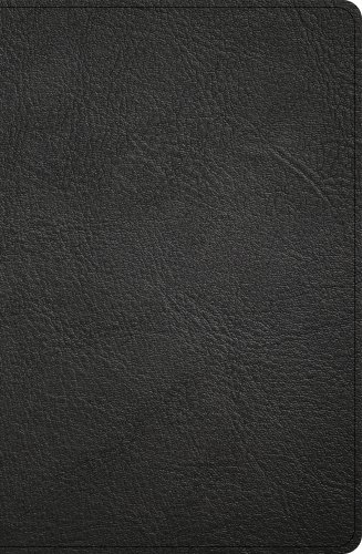 KJV Personal Size Giant Print Bible, Black Genuine Leather, Indexed