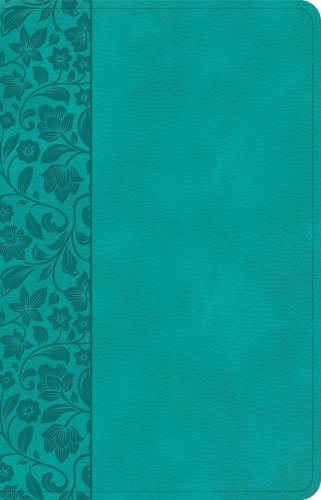 NASB Personal Size Bible, Teal LeatherTouch