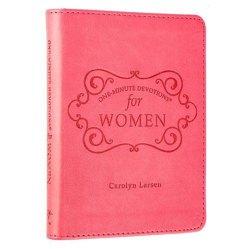 One-minute Devotions For Women-pinklux-leather