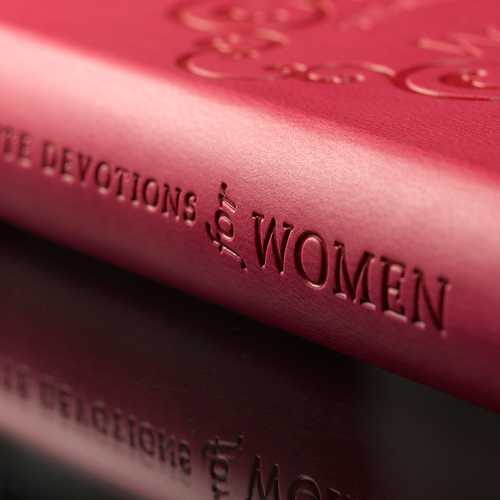 One-minute Devotions For Women-pinklux-leather