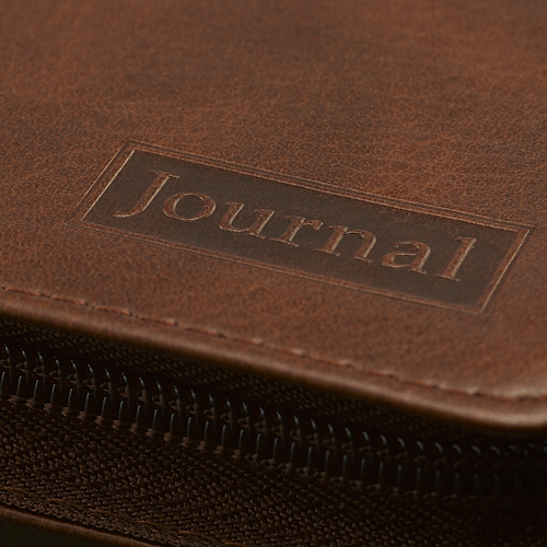 Strong and Courageous Joshua 1:57 Classic Faux Leather Journal