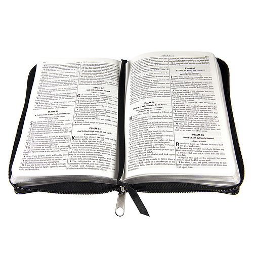 KJV Pocket Edition: Zippered Black