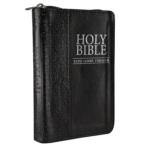 KJV Pocket Edition: Zippered Black