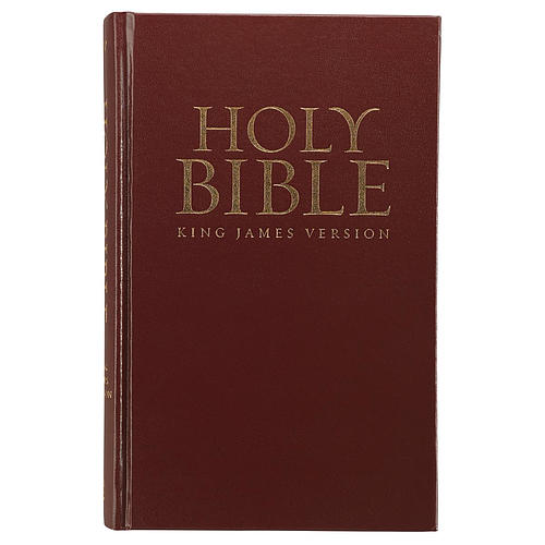 KJV Standard Size Hardcover Church Edition: Burgundy