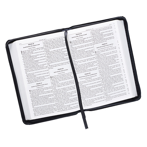 KJV Mini Pocket Edition: Zippered Black