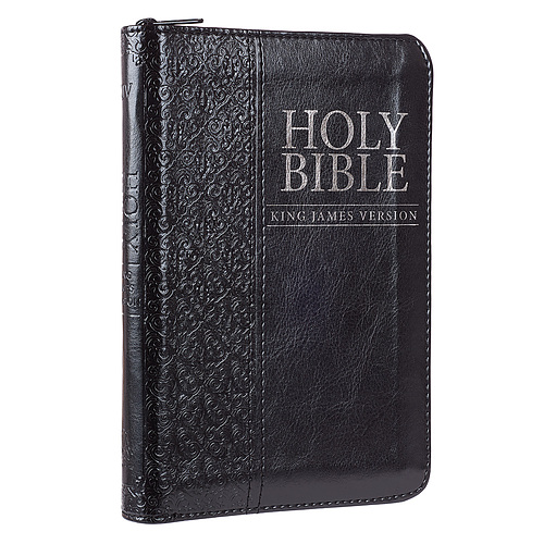 KJV Mini Pocket Edition: Zippered Black