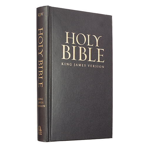 KJV Standard Size Hardcover Church Edition: Black