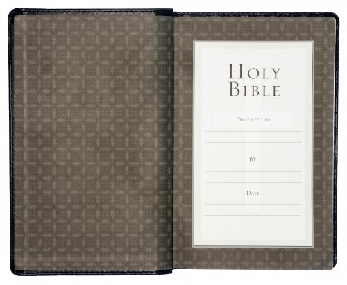 KJV Thumb Index Bible, Black, Imitiation Leather, Red Letter, Verse Finder, Reading Plan, Ribbon Marker, Gilt Edged, Presentation Page, Gift Edition