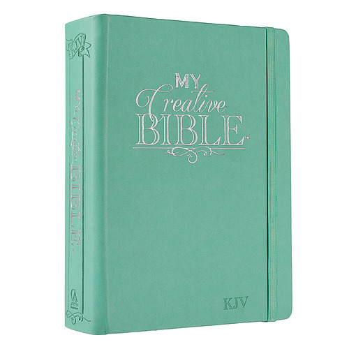 Teal Faux Leather Hardcover KJV My Creative Bible