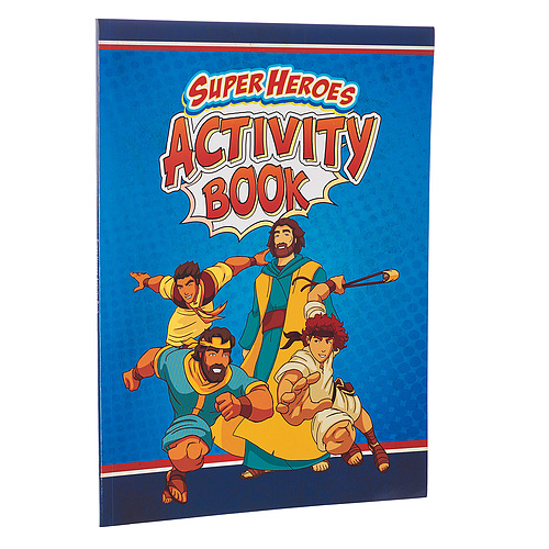 Kid Book Super Heroes Activity Book Softcover