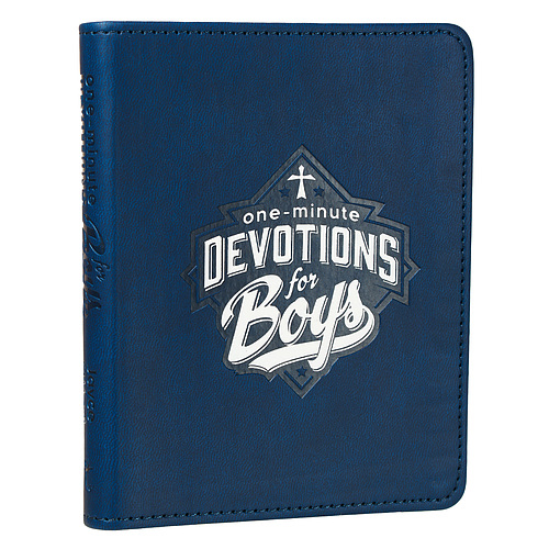 One-Min Devotions for Boys Lux-Leather