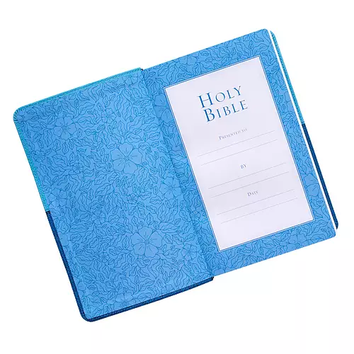 KJV Giant Print Lux-Leather Blue