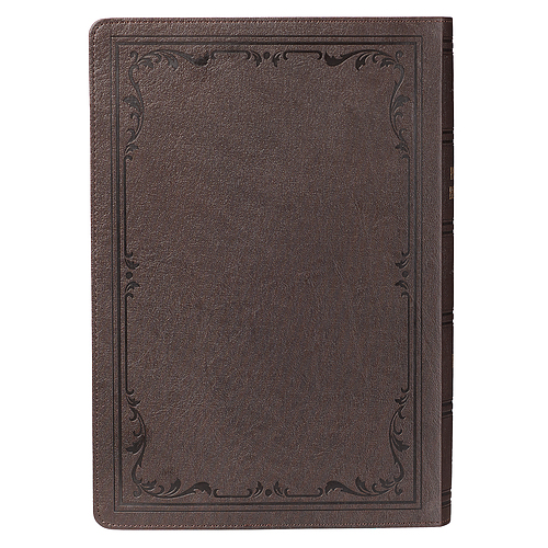 KJV Super Giant Print Lux-Leather Brown