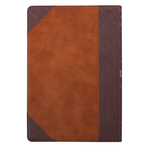 KJV LP Lux-Leather Brown Portfolio Design