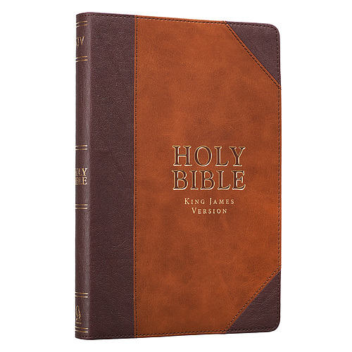 KJV LP Lux-Leather Brown Portfolio Design