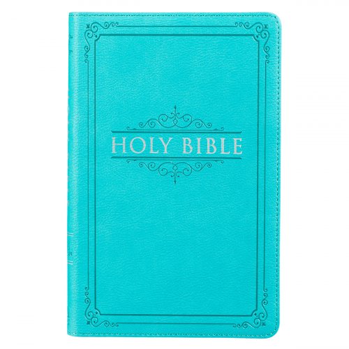 KJV Budget Gift & Award Lux-Leather Turquoise