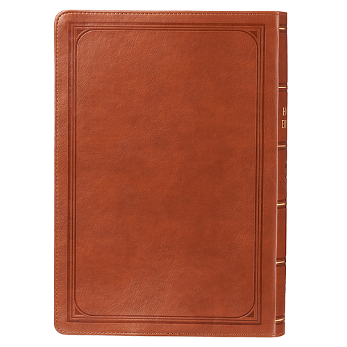 KJV Super Giant Print Lux-Leather Tan