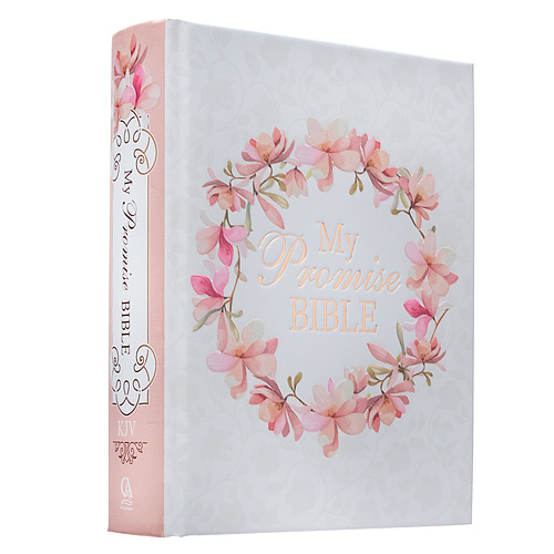 KJV My Promise Bible, White, Hardcover, Journalling, Colouring, Book Introductions, Themed Promises, Stickers, Ribbon Markers