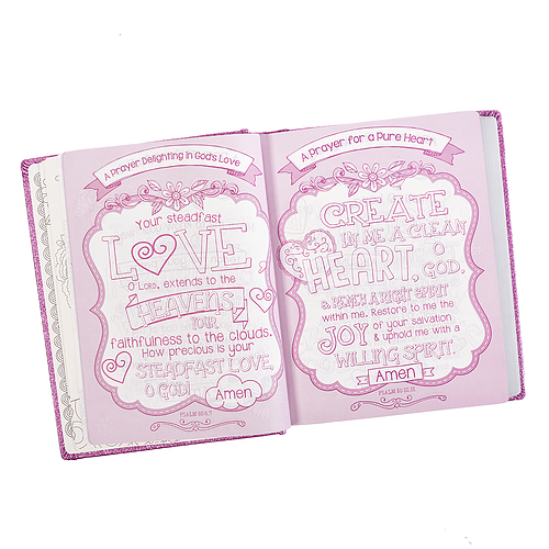 ESV Purple Glitter My Creative Bible for Girls