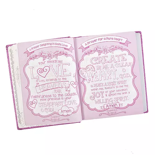 Purple Glitter My Creative Bible for Girls