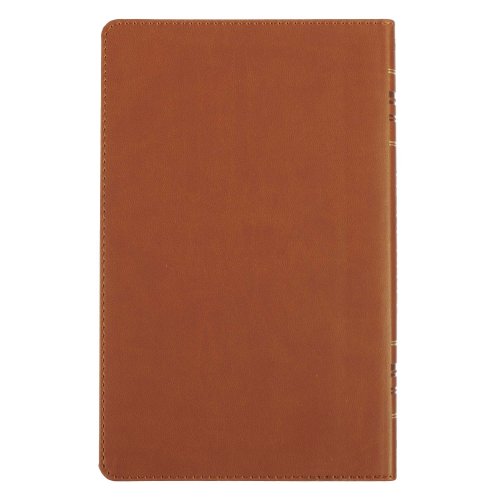 KJV Bible Gift Edition Faux Leather, Saddle Tan