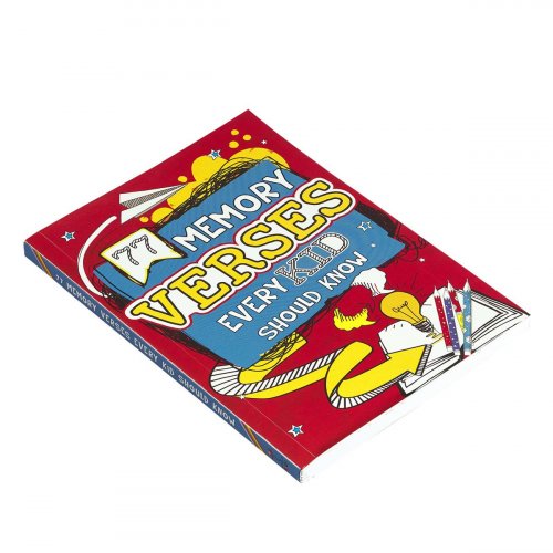 Kid Book 77 Memory Verses Every Softcover