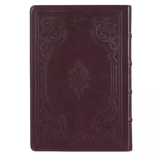 KJV Bible Giant Print Full-size Faux Leather, Dark Brown