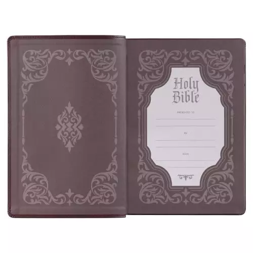 KJV Bible Giant Print Full-size Faux Leather, Dark Brown