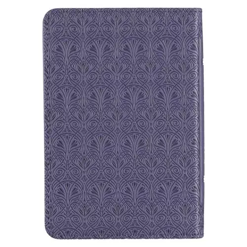 KJV Bible Mini Pocket Faux Leather, Purple