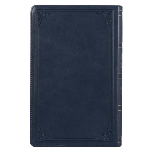 KJV Bible Giant Print Standard-size Faux Leather, Dark Blue