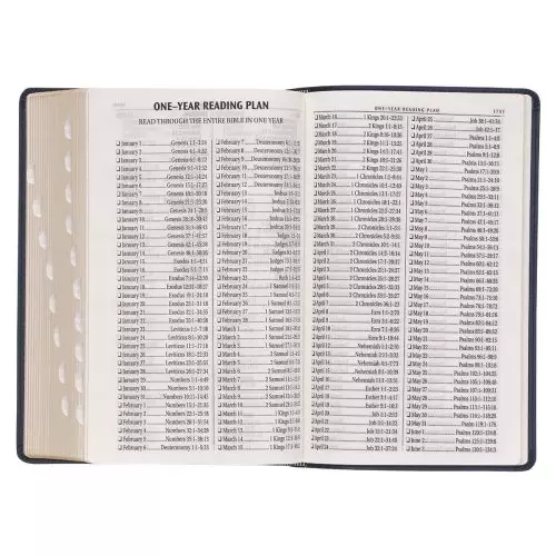 KJV Bible Giant Print Standard-size Faux Leather, Dark Blue