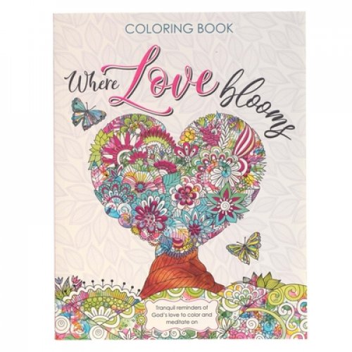 Coloring Book Where Love Blooms