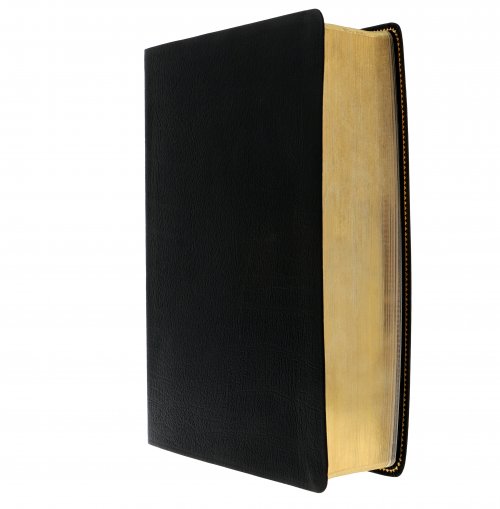 ESV Study Bible, Black, Genuine Leather, 20,000 Study Notes, Cross-Reference, Maps, Illustrated Articles, Gilt Edges, Ribbon Marker