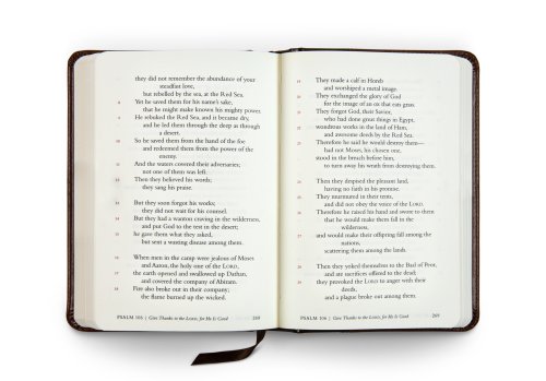 The Psalms, ESV (TruTone over Board, Brown/Walnut, Timeless Design)