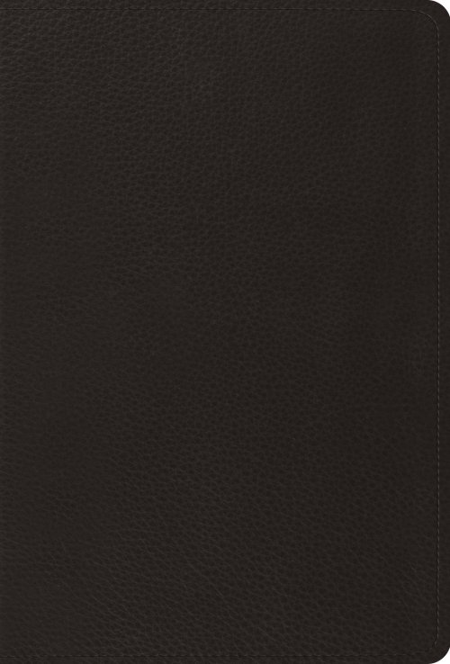 The Psalms, ESV, Top Grain Leather, Black, Ribbon Marker, Large Print, Compact